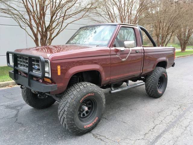 Custom Lifted Ford Ranger 35" General Grabbers Rough Country Lift New Paint 1988 Ford Ranger XLT Lariat