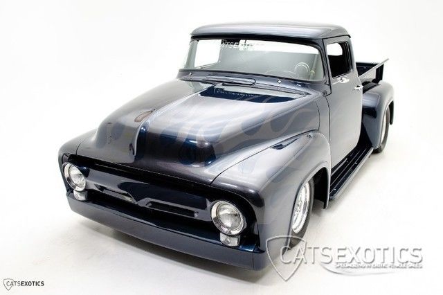 Custom Paint - 427 V8 - Power Steering - Weld Racing Wheels - 1956 Ford F-100 Custom