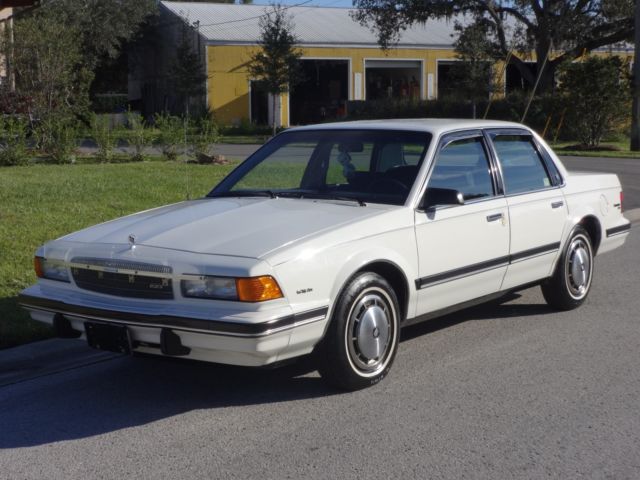 Custom! Prestige Pkg! 71k Miles! 1-Owner FL Snowbird Garage-Kept Car! Impeccable 1989 Buick Century Custom