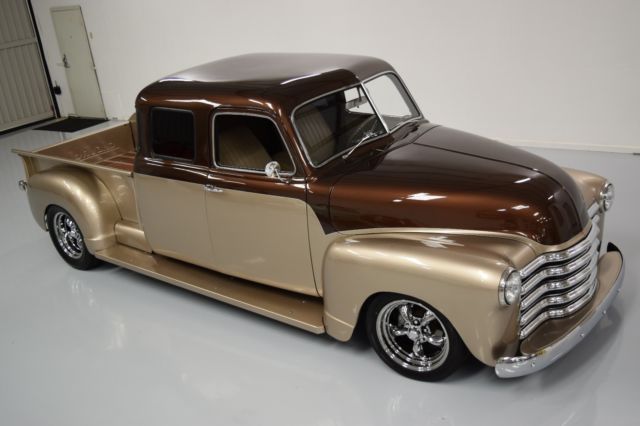 Custom STRETCH CAB with modern updates including COLD Air - VIDEO & 70 HR pics 1950 Chevrolet Other Pickups