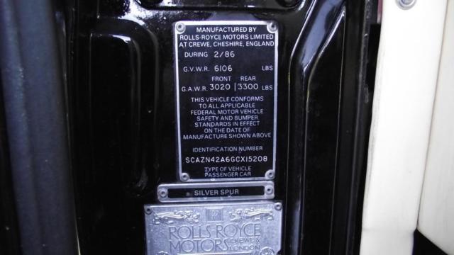 1986 Rolls-Royce Silver Spirit/Spur/Dawn - photo 13