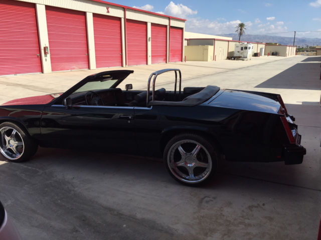 1979 Cadillac Eldorado Black, Convertable, Cust Wheels - photo 3