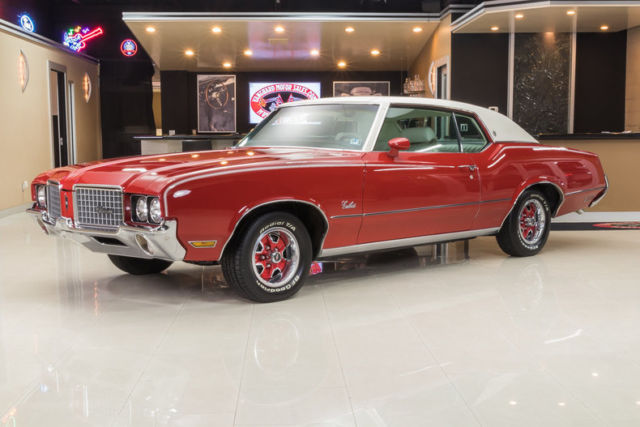 Cutlass! #'s Matching Olds Rocket 350ci V8, TH350 Automatic, PB, PS, Factory A/C 1972 Oldsmobile Cutlass