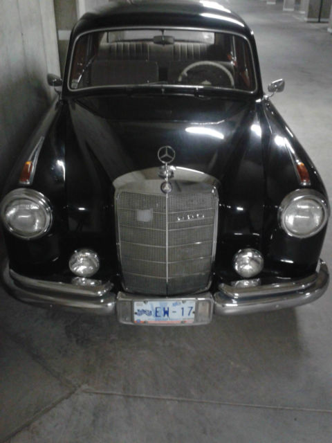 DAILY FUNCTIONAL ORIGINAL BLACK PAINT 3RD OWNER 6 CIL. ORIGINAL INVOICE 1955 Mercedes-Benz 200-Series 220S