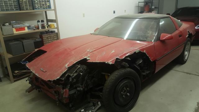 Damaged ZR-1, bought as is in 1991, was run under trailer, mechanics like new 1990 Chevrolet Corvette Corvette ZR-1