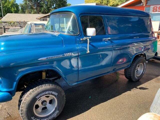 Dana's, 4WD, PS, disc brakes, automatic. 1956, '56, Chevy panel truck 1956 Chevrolet Other Pickups