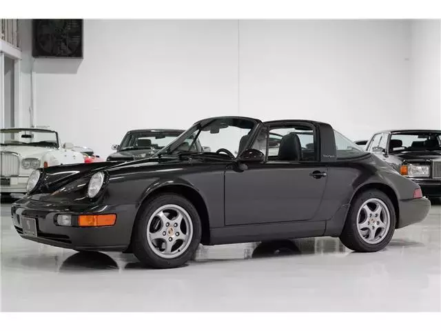 Dark Grey over Black | Please "See full description" for more photos/info 1992 Porsche 911 Carrera 2 Targa