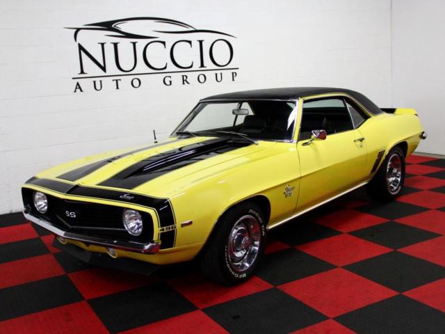 Daytona Yellow - 496 V8! 4 Speed Manual! Rally Wheels! Power Steering! 1969 Chevrolet Camaro SS Coupe 496