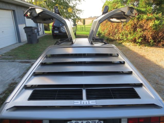 delorean dmc-12 only one all 304 stainless louvers 1982 DeLorean DMC-12 DMC stripes