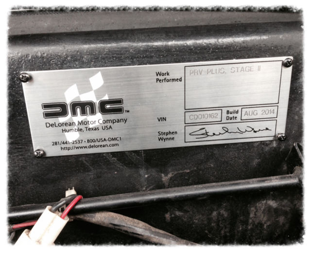 1982 DeLorean DMC-12 Thin Original Upper stripe - photo 10