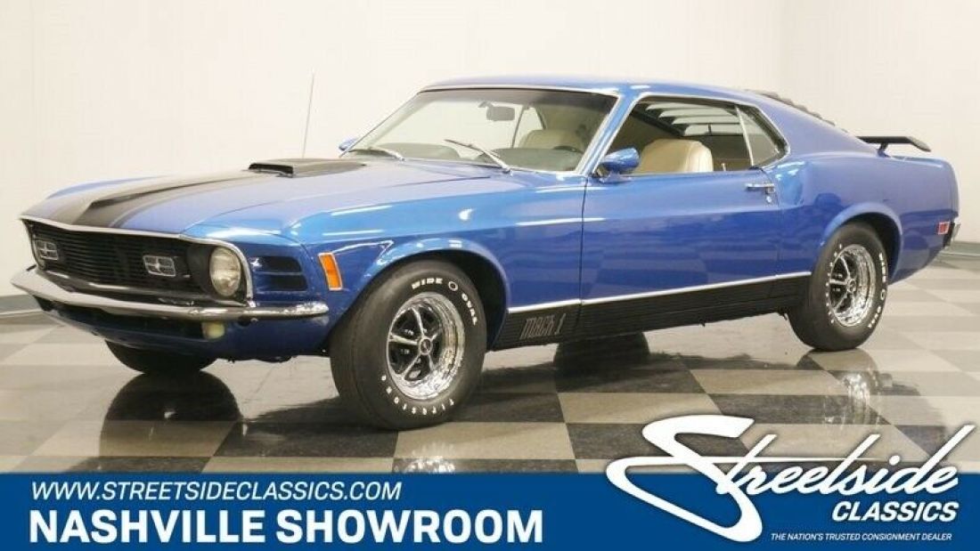 Deluxe Marti report correct original color combo 1970 Ford Mustang Mach 1