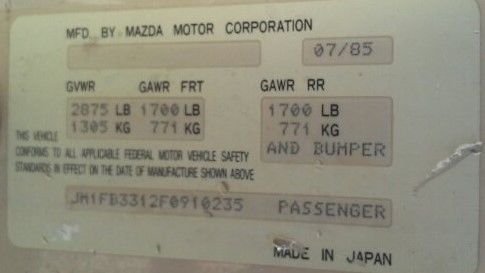 1985 Mazda RX-7 Standard - photo 6