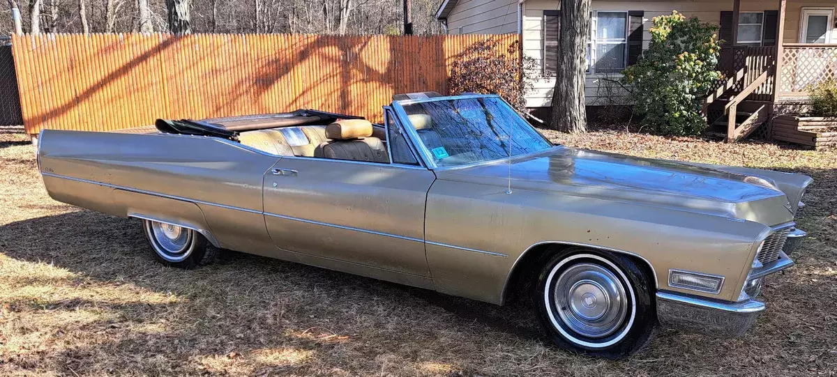 DEVILLE COUPE CONVERTIBLE POWER TOP A/C 1 Owner 79K Miles 1968 Cadillac DeVille Coupe Deville Convertible 1 Owner 79K