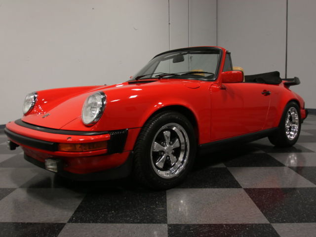 DIALED-IN 911 SC, RARE CABRIOLET, LOW OWNERSHIP GA CAR, COA, RECENT MAINTENANCE 1983 Porsche 911 Cabriolet