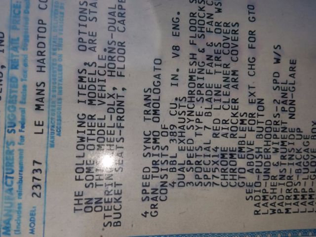 1965 Pontiac GTO GTO - photo 9