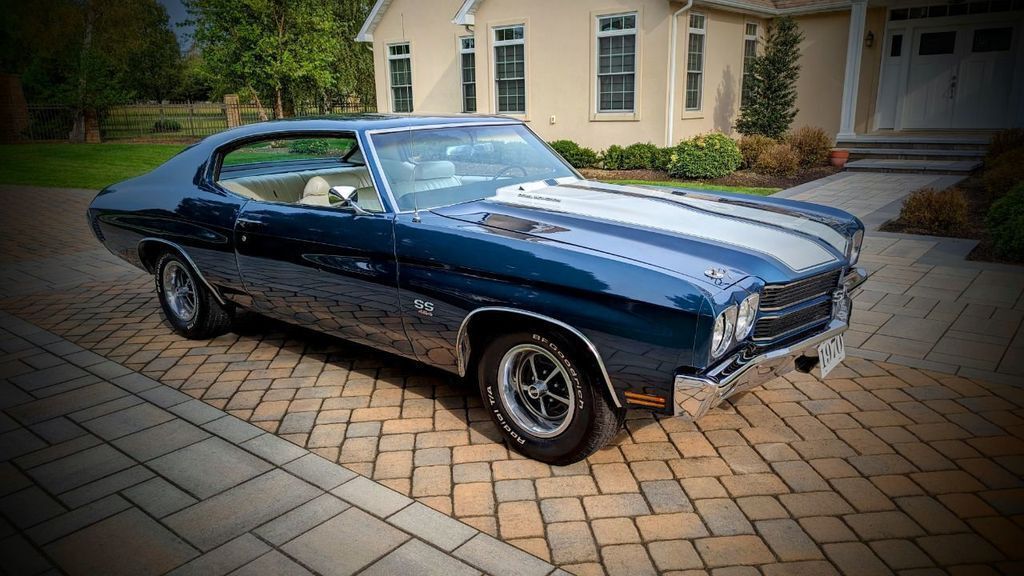 Documented 1970 Chevelle SS For Sale~LS5 454~4 Spd~Fathom Blue~A/C~PDB~PS 1970 Chevrolet Chevelle SS LS5
