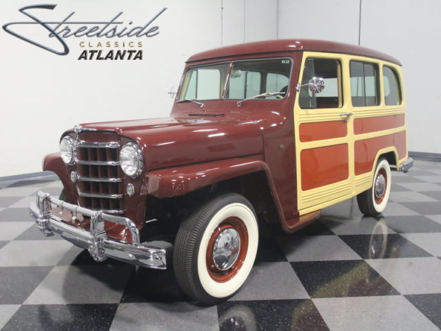 DOCUMENTED BUILD, SHOW-WINNER, NUT & BOLT RESTO, HURRICANE I4, MANUAL, A++!! 1950 Willys Station Wagon