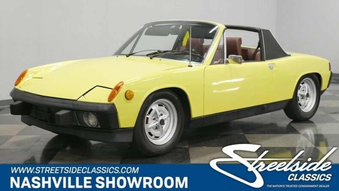 Documented with maintenance records and original window sticker 1974 Porsche 914 Targa