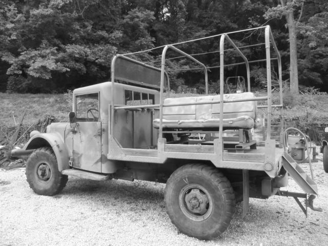 Dodge 1952 POWER WAGON. MILITARY LONG-WHEELBASE w / DIESEL 4x4, 60’s Conversion 1952 Dodge Power Wagon