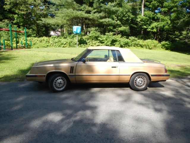 1985 Dodge 600ES Turbo Convertible - photo 11