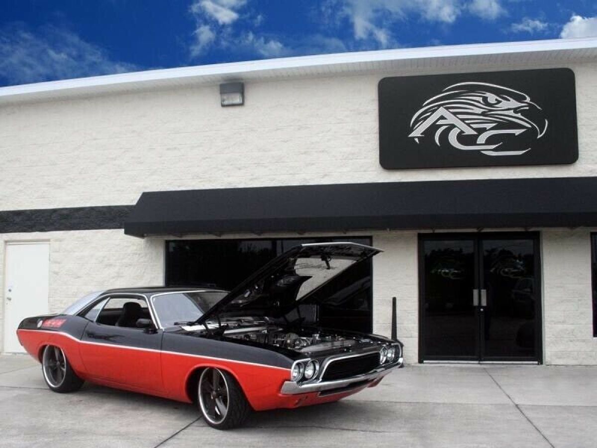 Dodge Challenger Black/Red with 0 Miles, for sale! 1972 Dodge Challenger -CHIP FOOSE-HEMI PRO TOURING