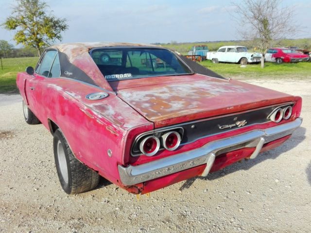 DODGE CHARGER 68 RT clone solid project A/C car free delivery ! 1968 Dodge Charger