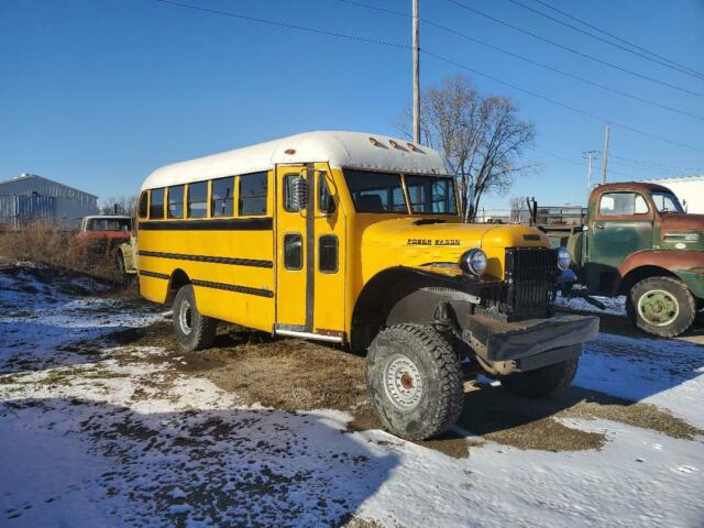 Dodge Power Wagon School Bus 4x4 Cummins Turbo Diesel 1963 Dodge Power Wagon