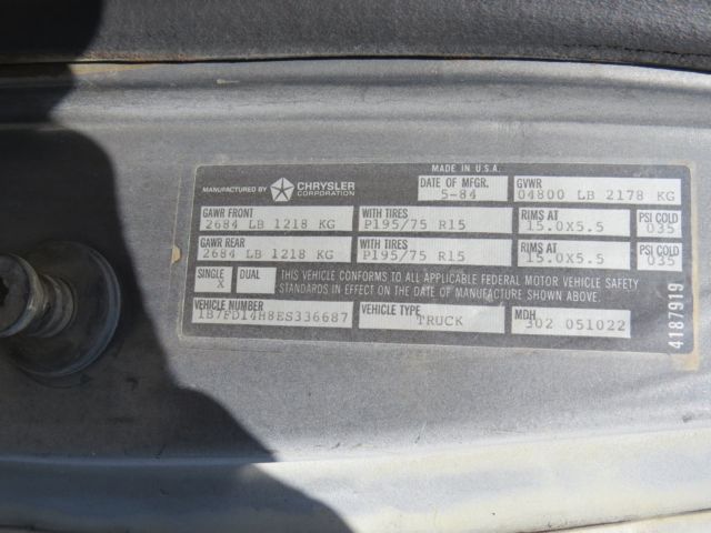 1984 Dodge Other Pickups - photo 10