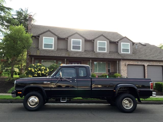 1993 Dodge Ram 3500 4WD TURBO DIESEL MANUAL TRANSMISSION SOLID AXEL DANA 60