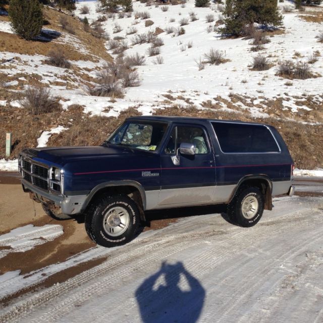 Dodge Ram Charger 1992 Dodge Ramcharger