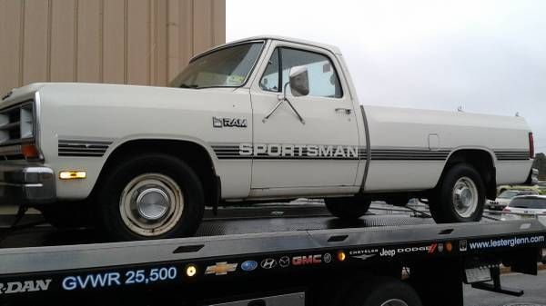 Dodge Ram D150 Pickup Rare Sportsman Option Long Bed 1/2 Ton 4 Speed BEST OFFER! 1987 Dodge Other Pickups D150