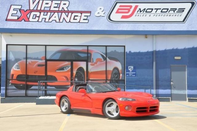 Dodge Viper Very Viper Red with 5,780 Miles, for sale! 1992 Dodge Viper Sports Car RT-10