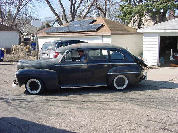 Drives 1948 FORD Super Deluxe 4 dr Original FLATHEAD V8 3sp Transmission 72,000 1948 Ford Deluxe