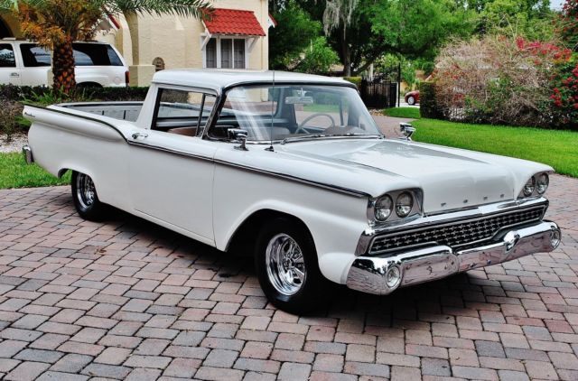Drives Amazing Headers & Dual Exhaust New Wheels 1959 Ford Ranchero Excellent Restoration 'C' Code 292 V8 Manual