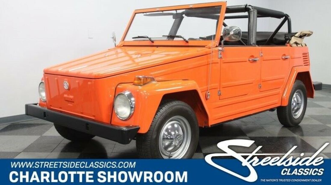 drop rag top 50 first dates The Rockford Files classic vintage chrome restored o 1973 Volkswagen Thing