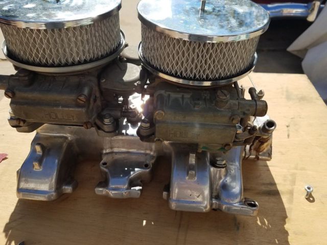 Dual quad intake manifold & carburators Ford Y block 1956 Ford Other