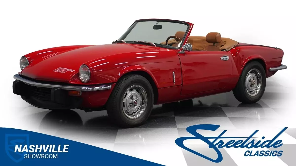 Dual SU carbs 1500cc inline four speed manual 1975 Triumph Spitfire 1500