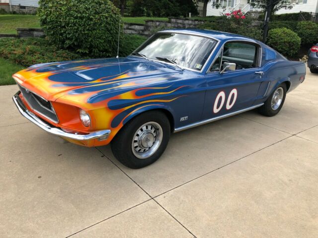 Dukes of Hazzard TV Reunion Movie Screen Used "00" 1968 Ford Mustang GT Coupe 1968 Ford Mustang Fastback