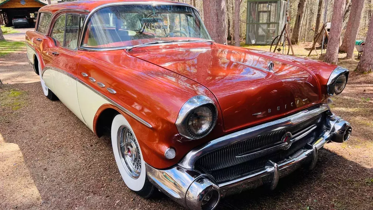 Dusty Rose Buick Estate Wagon with 103000 Miles available now! 1957 Buick Estate Wagon