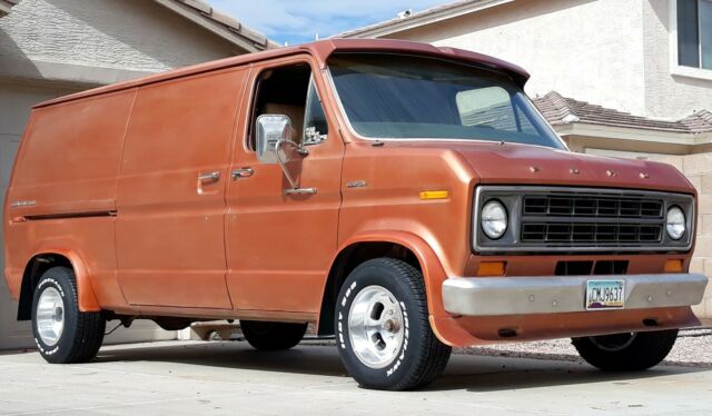 E150 Ford Van Econoline Custom 351 5.8L C6 9" COLD A/C Can Deliver Ton New Parts 1976 Ford E-Series Van Rare No Window Rust Free Original "Custom" Trim