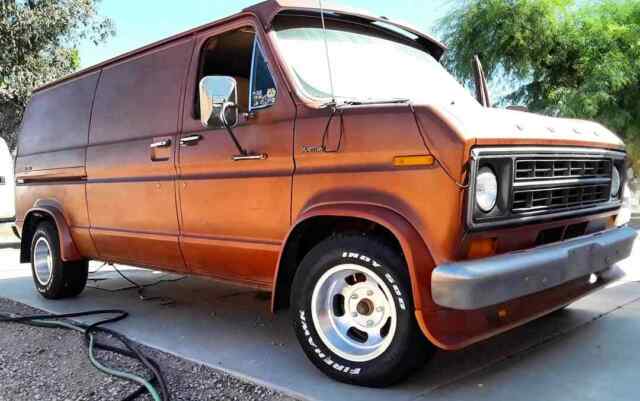 1976 Ford E-Series Van Rare No Window Rust Free Original "Custom" Trim - photo 10