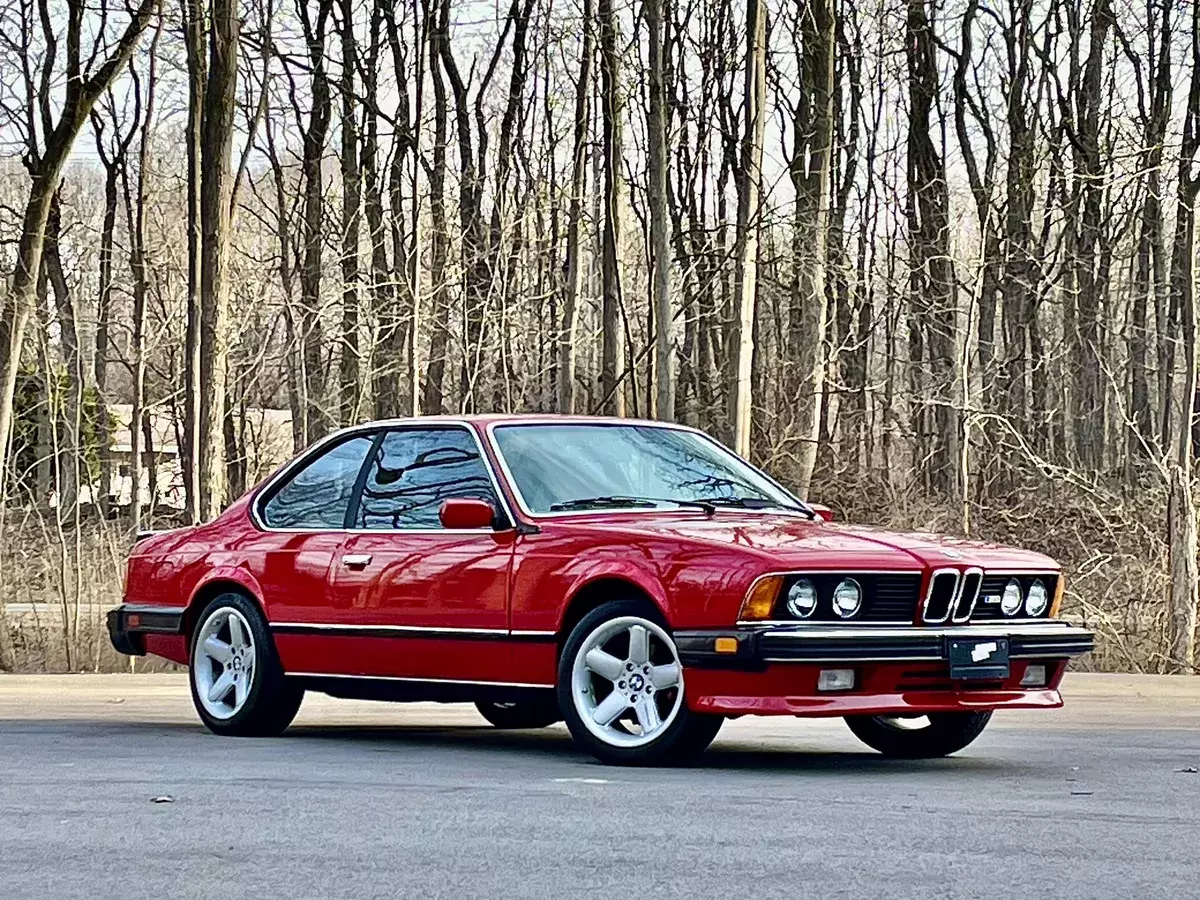 E24 Cinnabar Red on Natur RECENT ENGINE SERVICE AND FULL RECEIPTS 1987 BMW E24 Cinnabar Red on Natur RECENT ENGINE SERVICE AND FULL RECEIPTS