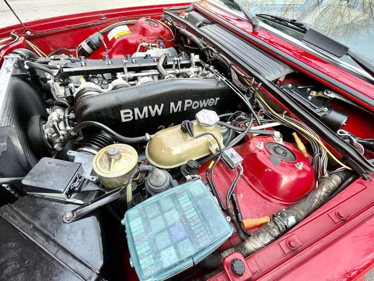 1987 BMW E24 Cinnabar Red on Natur RECENT ENGINE SERVICE AND FULL RECEIPTS - photo 13