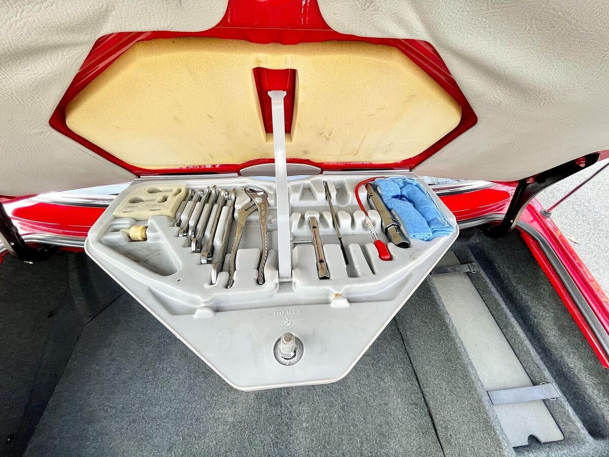 1987 BMW E24 Cinnabar Red on Natur RECENT ENGINE SERVICE AND FULL RECEIPTS - photo 9