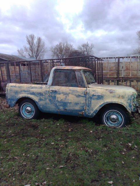 Early 60? Scout 800 2 Wheel Drive!!! 60?? International Harvester Scout
