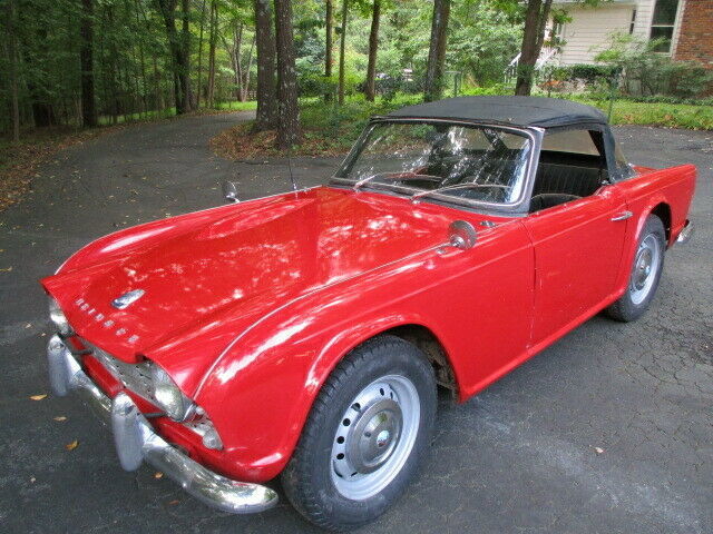 Early Steel Dash 1961 Triumph TR4 With Overdrive Southern Car Runs and Drives 1961 Triumph TR4