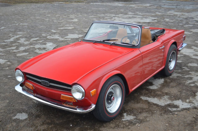 EARLY TR6 with partial restoration started 1970 Triumph TR-6