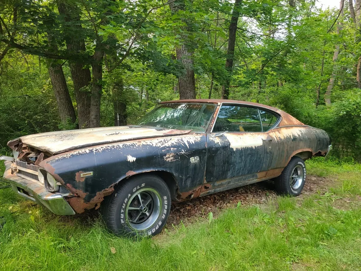 ebay motors 1969 Chevelle SS-396 Original Barn Find Running and Complete 1969 Chevrolet Chevelle