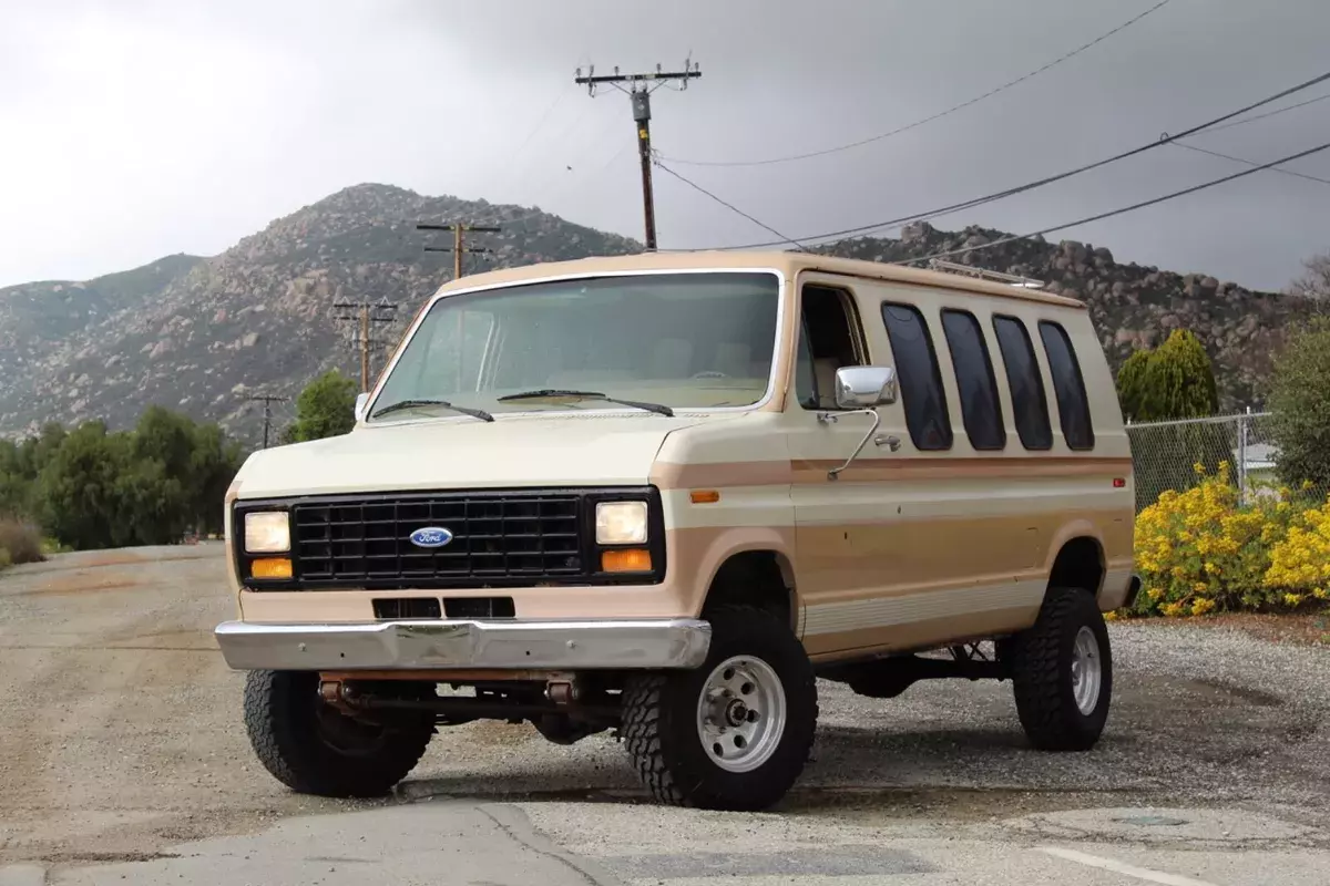 econoline 351 c6 trans 4x4 conversion van cargo van camper van rare options 1984 Ford E-Series Van RARE COMBO 351 H.O. 5.8l 4x4 e150
