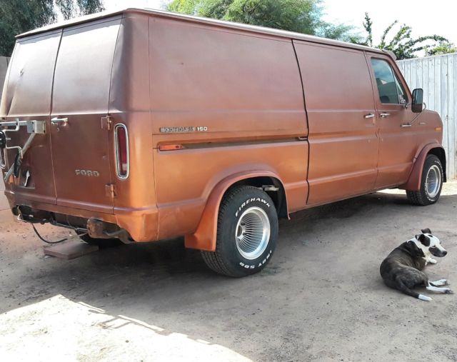Econoline E150 Original "Custom" Trim Factory Finished Interior No Window Van 1976 Ford E-Series Van **Best Offer!!** Flared out 70s Custom Van No Rust